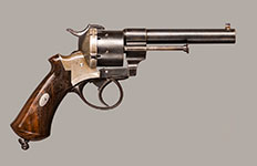 LEFAUCHEUX MODEL 1862 TRIPLE ACTION REVOLVER
